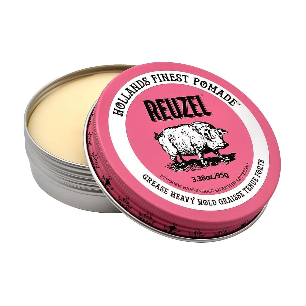 Помада для укладання волосся Reuzel Pomade Pink Heavy Hold Grease, 95 г